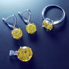 3pz Ciondolo Gemma Tonda