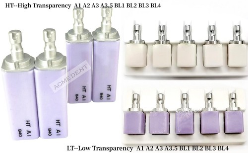 Blocco ceramica vetro dentale