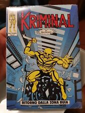 Blister.Kriminal n° 1 ritorno dalla zona buia.MBP Max Graphic Novel No Diabolik 