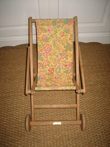 Jouet ancien poussette chaise - jouet,