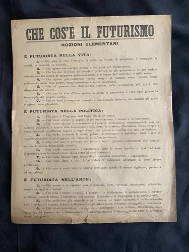 Marinetti che cos è - -, cos'È
