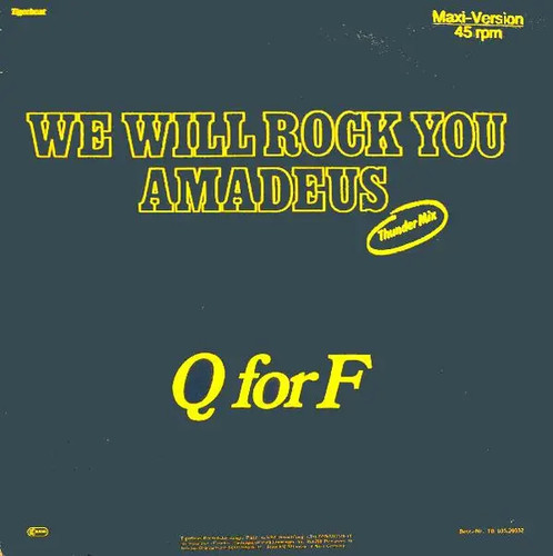 For will rock you - for, f