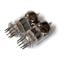 6N23P Voskhod 1975. COPPIA ABBINATA. SWGP. Scudo grigio. NOS/ ECC88 6922