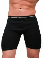 6 pezzi boxer uomo eb1000 long con gamba enrico coveri  in cotone elasticizzato