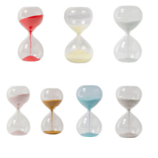 BOMBONIERA CLESSIDRA VETRO SABBIA BIANCA ROSSA MATRIMONIO LAUREA COMUNIONE