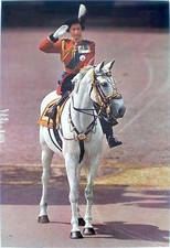 POSTER VINTAGE SETTANTA '70 OTTANTA '80  QUEEN ELIZABETH II LA REGINA ELISABETTA