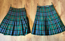Kilt tradizionale vintage Rowans Of Glasgow x vita 2, 24" e 28"