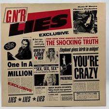 GUNS N’ ROSES - G N' R LIES (33 RPM - EUROPE PRESSING) 