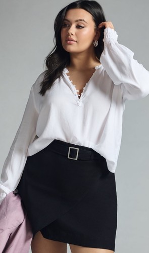 Camicetta henley bianca - camicetta,