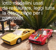 lotto modellini auto scala 1/18 ferrari 288 GTO DELLA BBURAGO made in italy