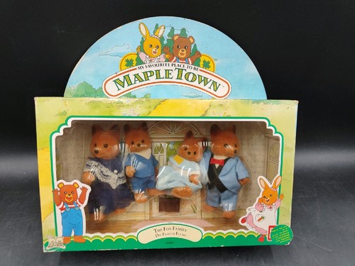 Famille fox figurine - figurine, forest