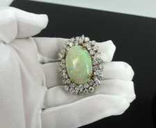 Spilla uomo diamante opale