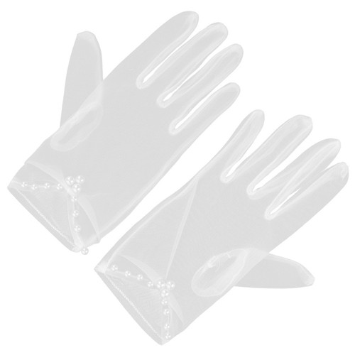 Paio guanti da sposa con - guanti,