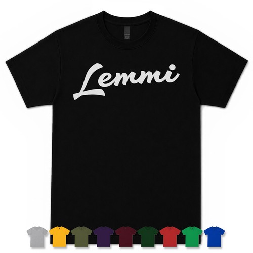 Maglietta lemmi retro script - retro,