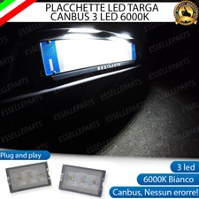 PLACCHETTE LED LUCI TARGA 3 LED SPECIFICHE LAND ROVER FREELANDER 2 6000K BIANCO