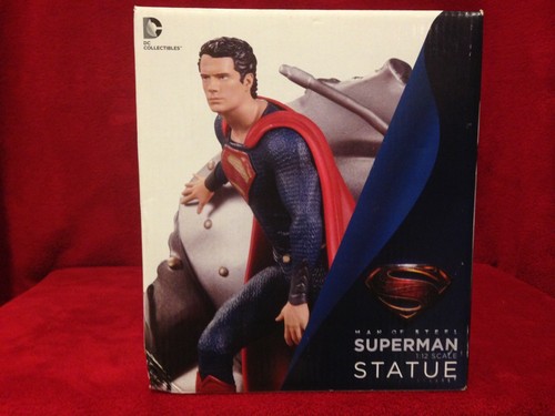 Statua uomo acciaio superman - statua, d'acciaio
