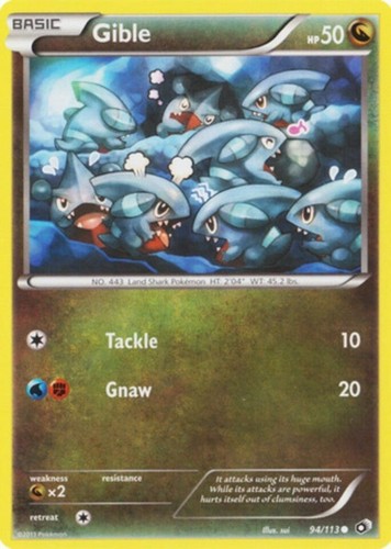 Gible 113 w legendary - gible, 94/113