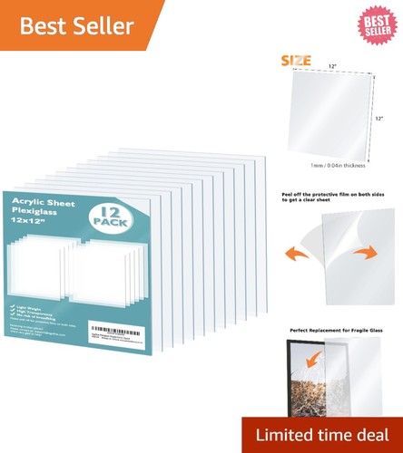 Versatile 12x12 clear acrylic - 12x12",