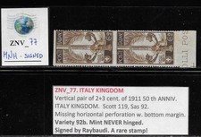 ZNV_77. REGNO D'ITALIA. Coppia
