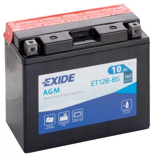 Batteria moto scooter exide - batteria,
