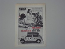 advertising Pubblicità 1970 MINI COOPER POLITOYS