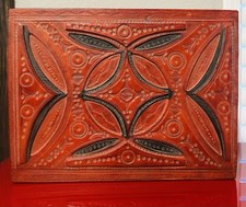 Scatola in pelle Tuareg