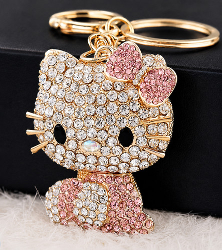 Portachiavi hello kitty strass - kitty,