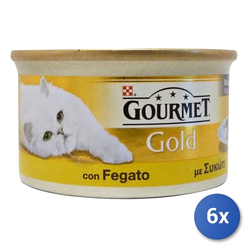 Alimento gatto gourmet gold - 6x,