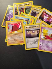 lotto carte pokemon vintage rocket Prima Edizione Ottimo Stato 