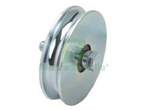 1pz ruota cancelli - ruota, gola
