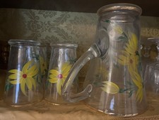 bicchieri vetro vintage Con