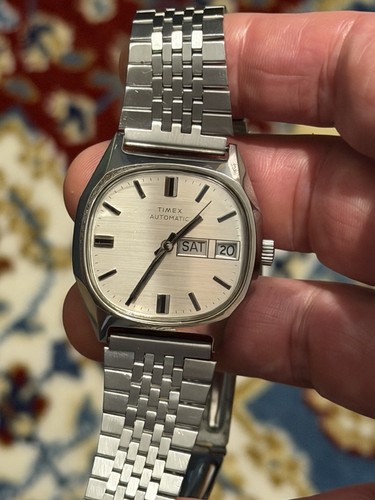Orologio vintage timex argento - orologio,