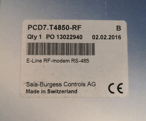Pcd7 t4850 saia burgess - ,