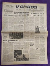 Politique : Journal " Le cri