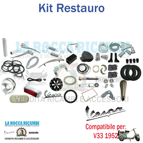 Kit restauro vespa 1952 - vespa, 33