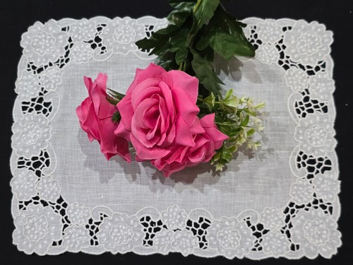 Elegante set centrini puro - 6,