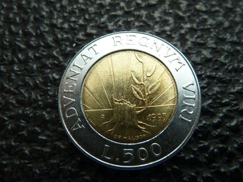 Moneta lire 500 - moneta,