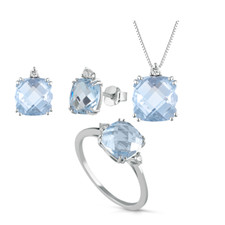 Parure Kyoto In Oro Bianco KA3