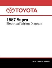 1987 Toyota Supra Wiring