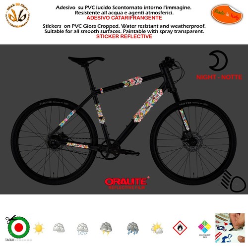 Kit adesivi riflettente - , telaio
