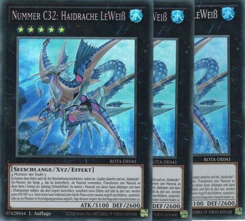 Yugioh numero c32 drago - 3x,