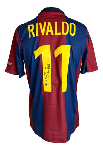 Maglia calcio rivaldo firmata - calcio,