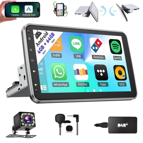 Dab 64gb android 1 din - 4+64gb,