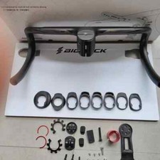 Manubrio bici da strada in fibra di carbonio percorso interno completo 360/380/400/420mm 