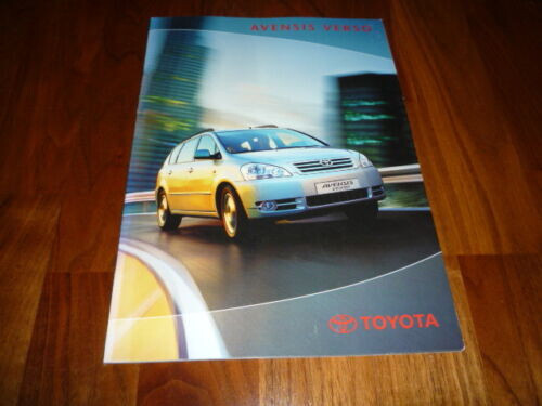 Toyota avensis verso depliant - avensis,
