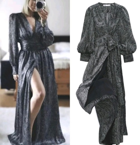 Zara new long printed dress - long,