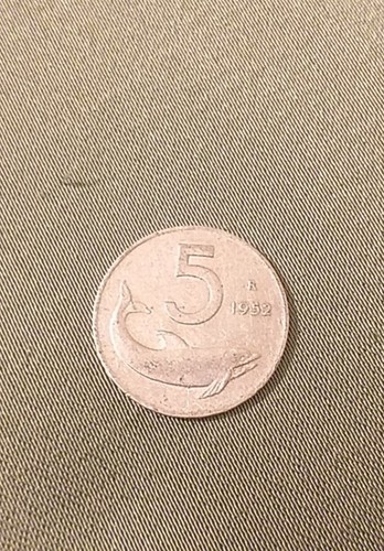 Moneta lire delfino - 5,