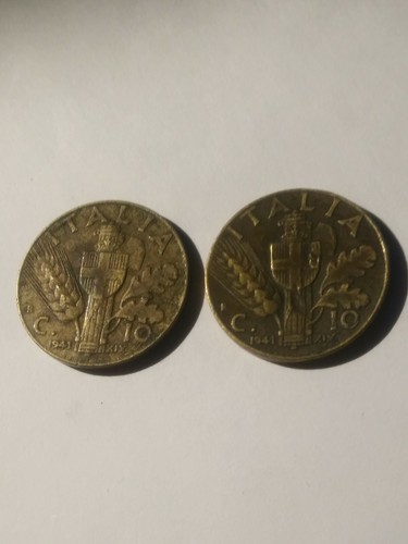 Lotto centesimi impero 1941 - lotto, 10