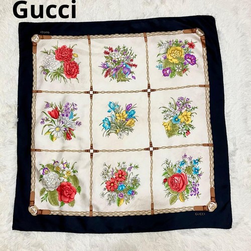 Gucci sciarpa grande seta - gucci,