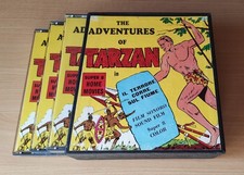 BOX 3 BOBINE FILM "THE ADVENTURES OF TARZAN" SONORO SUPER 8 COLOR STATO OTTIMO +